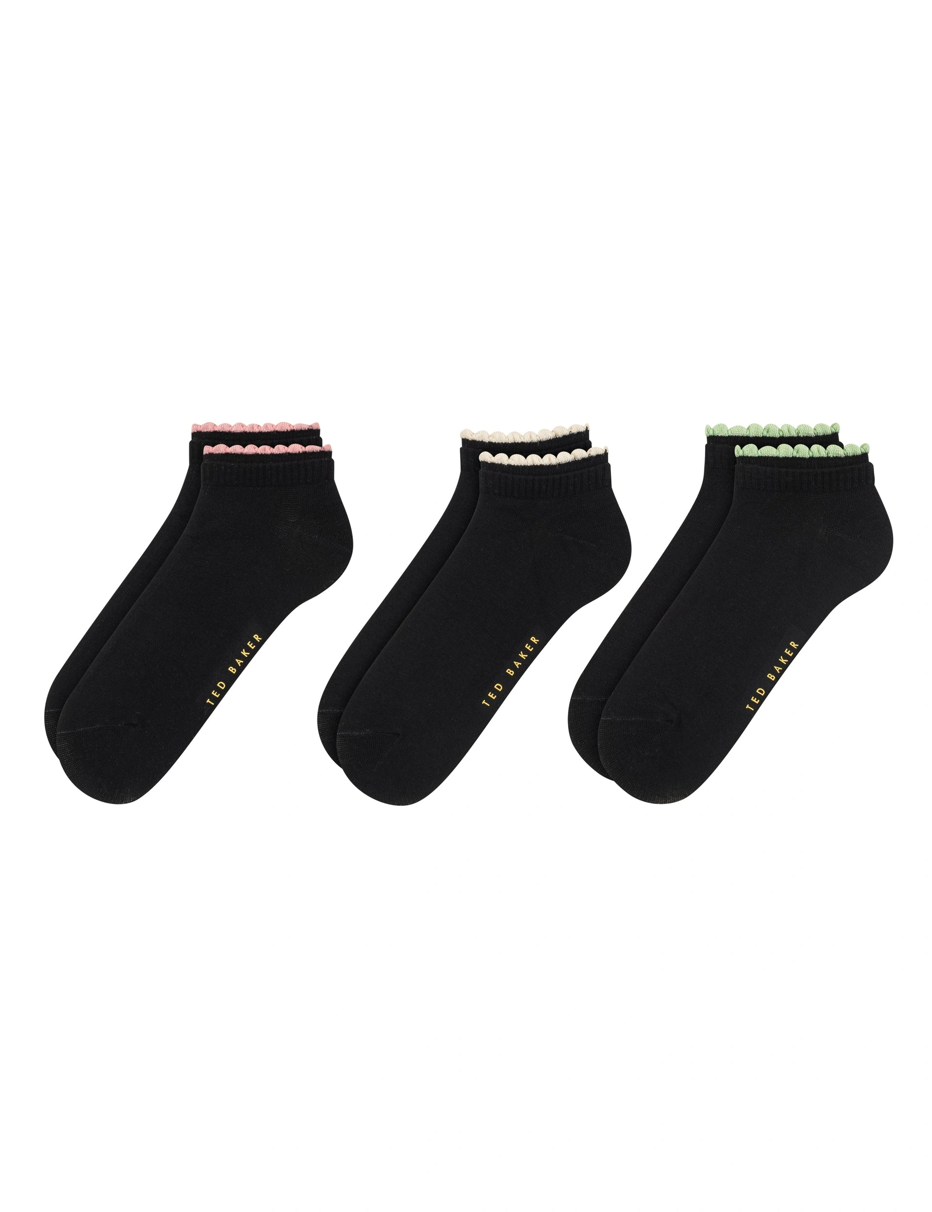 Élégance discrète : 3 paires de bas femme, tissu non tricoté, col bas, style casual.